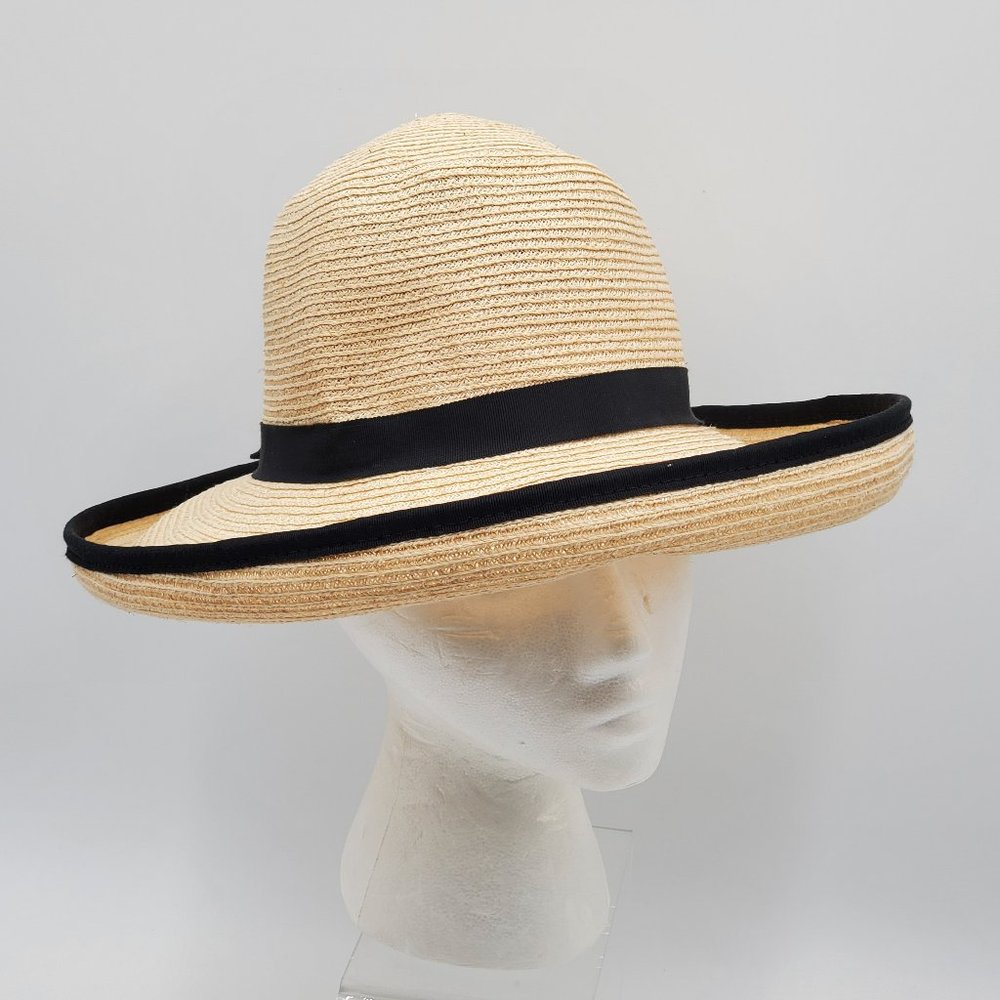 Kathy Jeanne Wide Brim Straw Hat - Picture 6 of 16